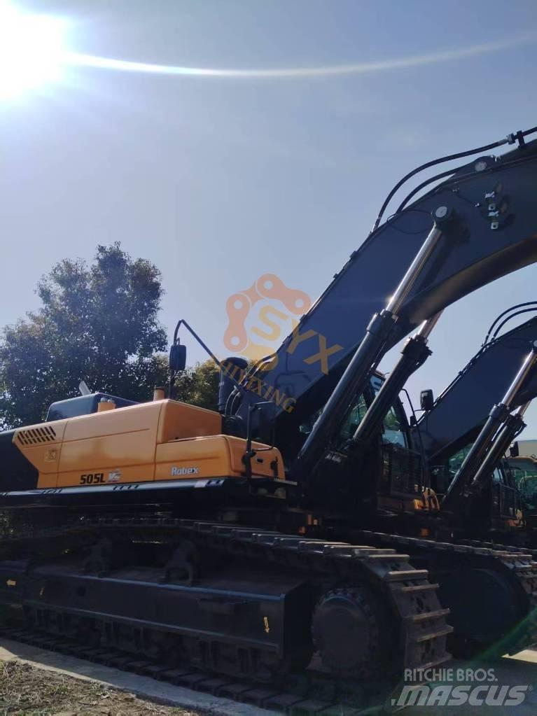 Hyundai R 505 L VS حفارات زحافة