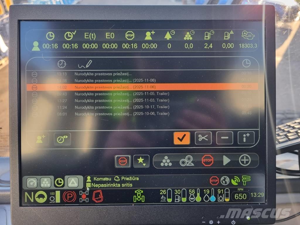 Komatsu 931 حصادات