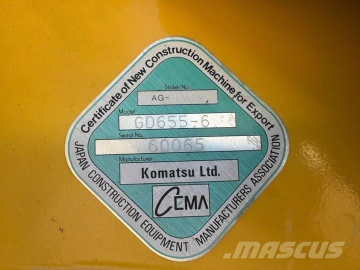 Komatsu GD 655-6 معدات تمهيد الطرق