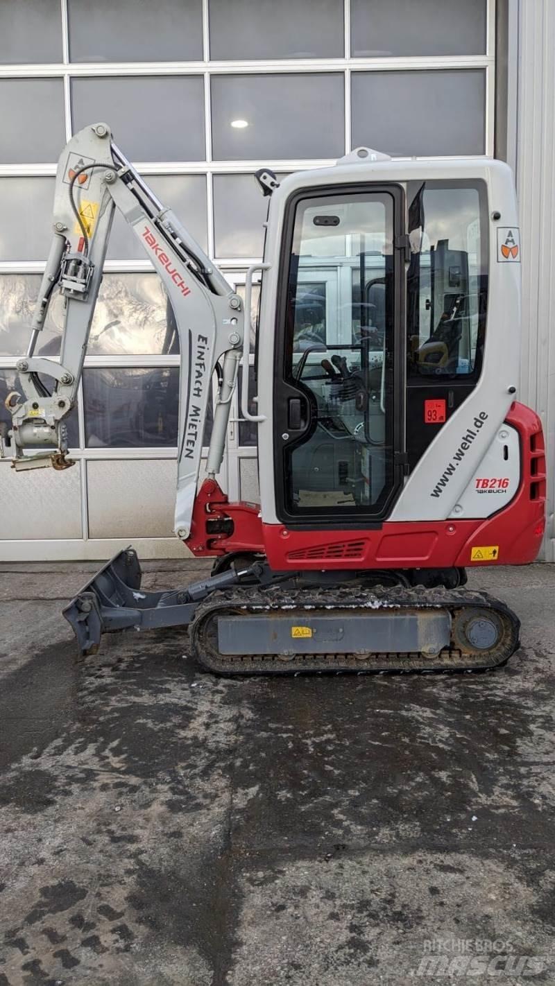 Takeuchi TB216AV4 حفارات صغيرة أقل من 7 طن (حفارات صغيرة)