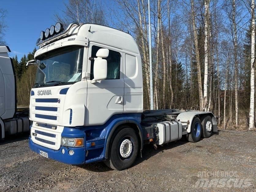 Scania R 480 شاحنات الرافعات الخطافية