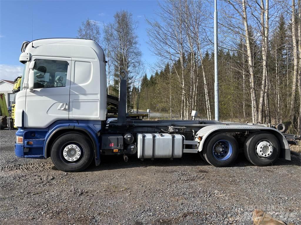 Scania R 480 شاحنات الرافعات الخطافية