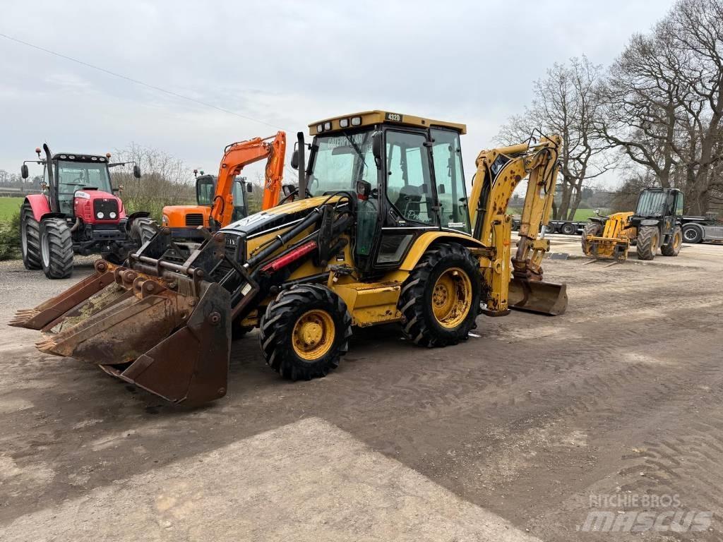 CAT 432 D 4x4 لوادر ذات جرافات عكسية