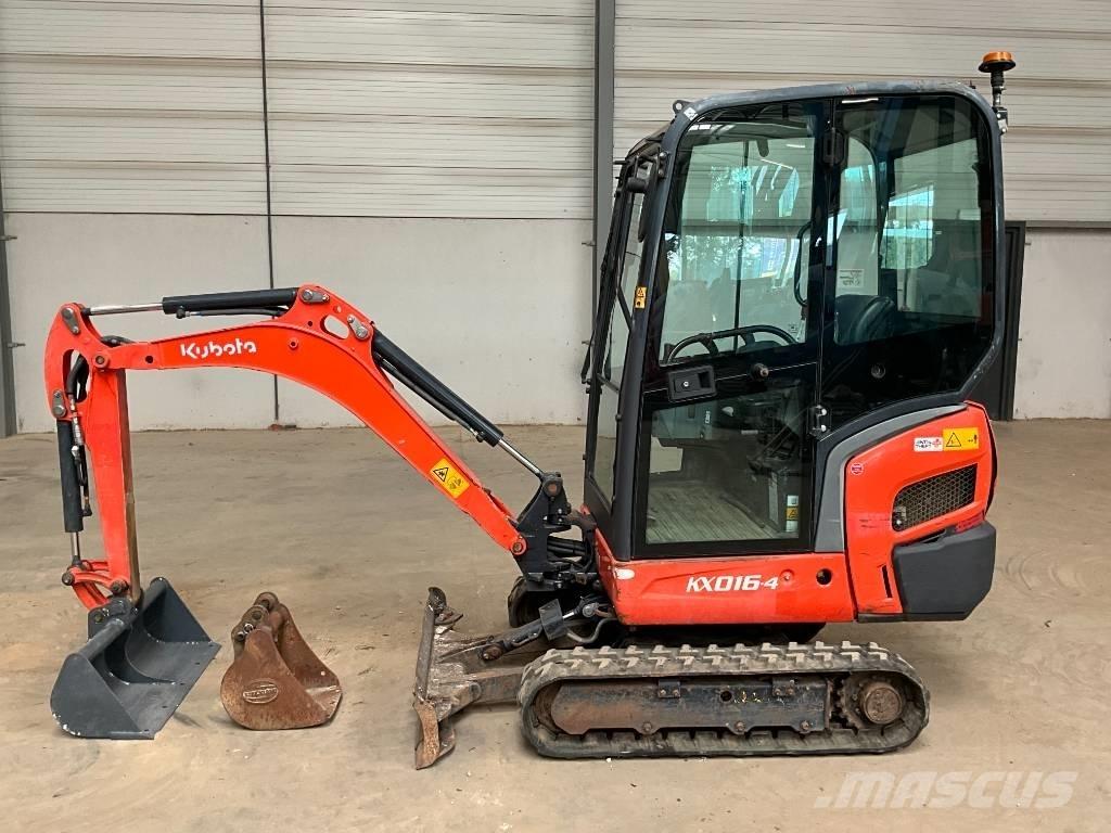Kubota KX 016-4 حفارات صغيرة أقل من 7 طن (حفارات صغيرة)