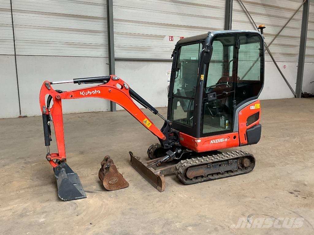Kubota KX 016-4 حفارات صغيرة أقل من 7 طن (حفارات صغيرة)