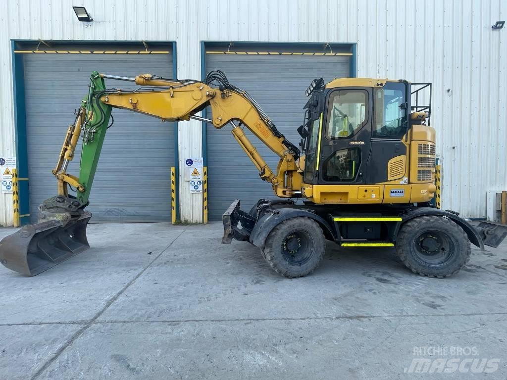 Komatsu PW118-11 حفارات بعجل
