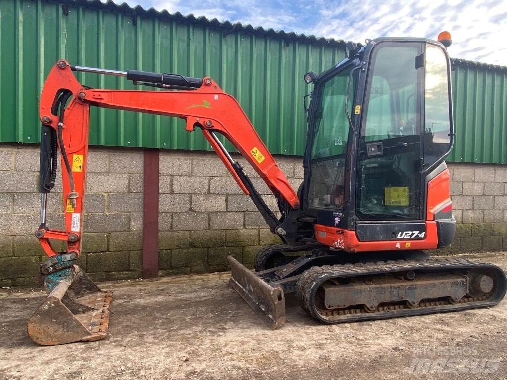 Kubota U 27-4 حفارات صغيرة أقل من 7 طن (حفارات صغيرة)