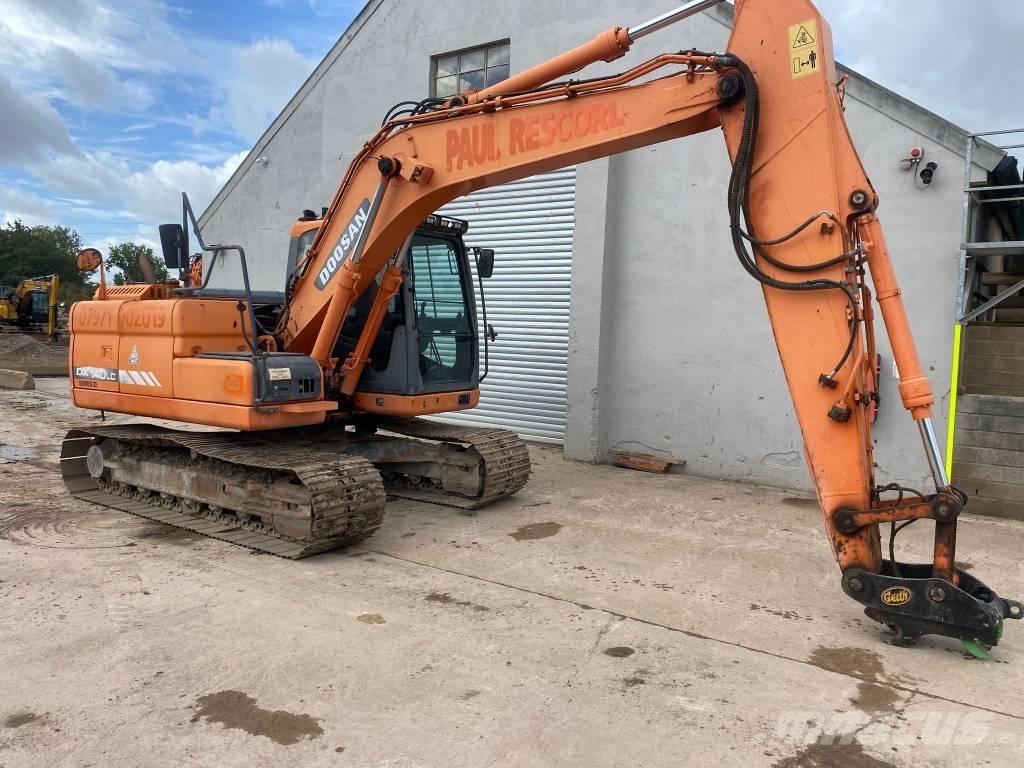 Doosan DX 140 LC-3 حفارات زحافة