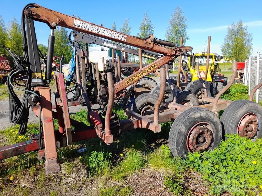 Patu 595+Metsäkärry رافعات ولوادر