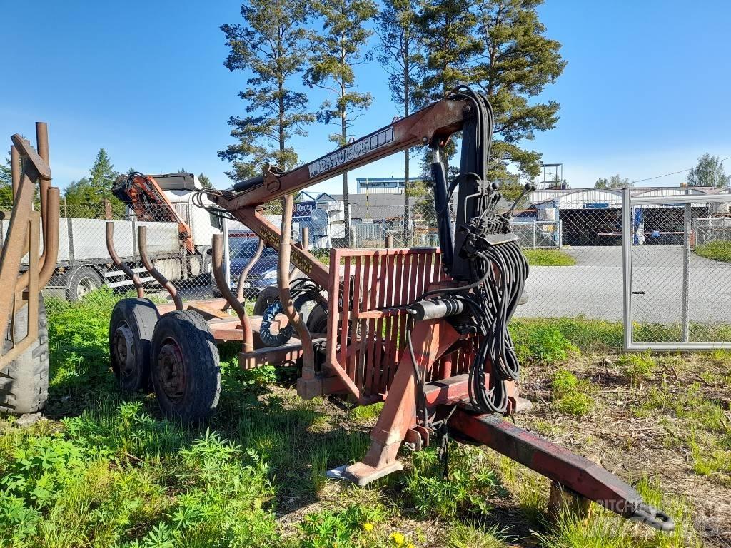 Patu 595+Metsäkärry رافعات ولوادر