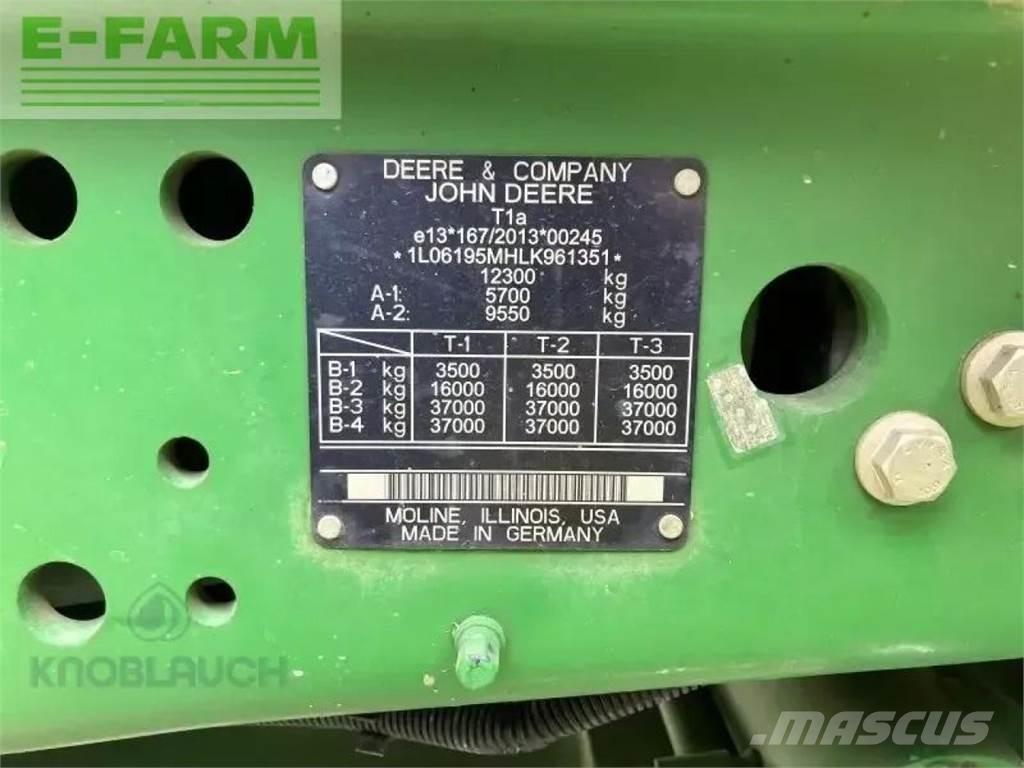 John Deere 6195m الجرارات