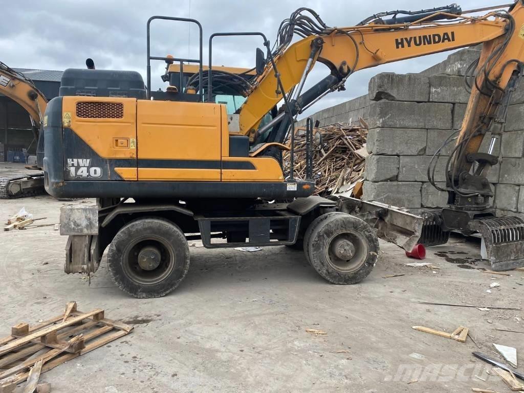 Hyundai HW 140 حفارات بعجل