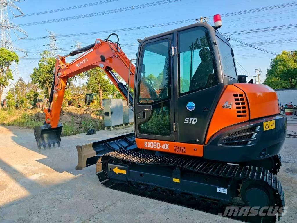Kubota KX 080-4 حفارات صغيرة أقل من 7 طن (حفارات صغيرة)