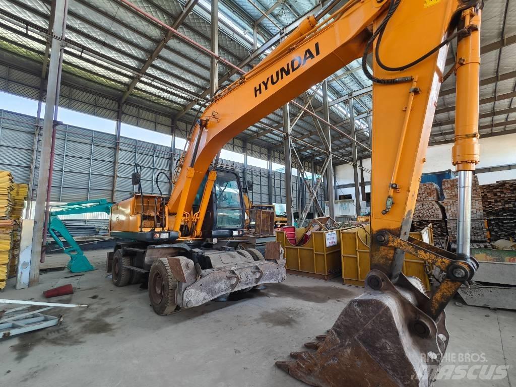 Hyundai R210w-7 حفارات بعجل