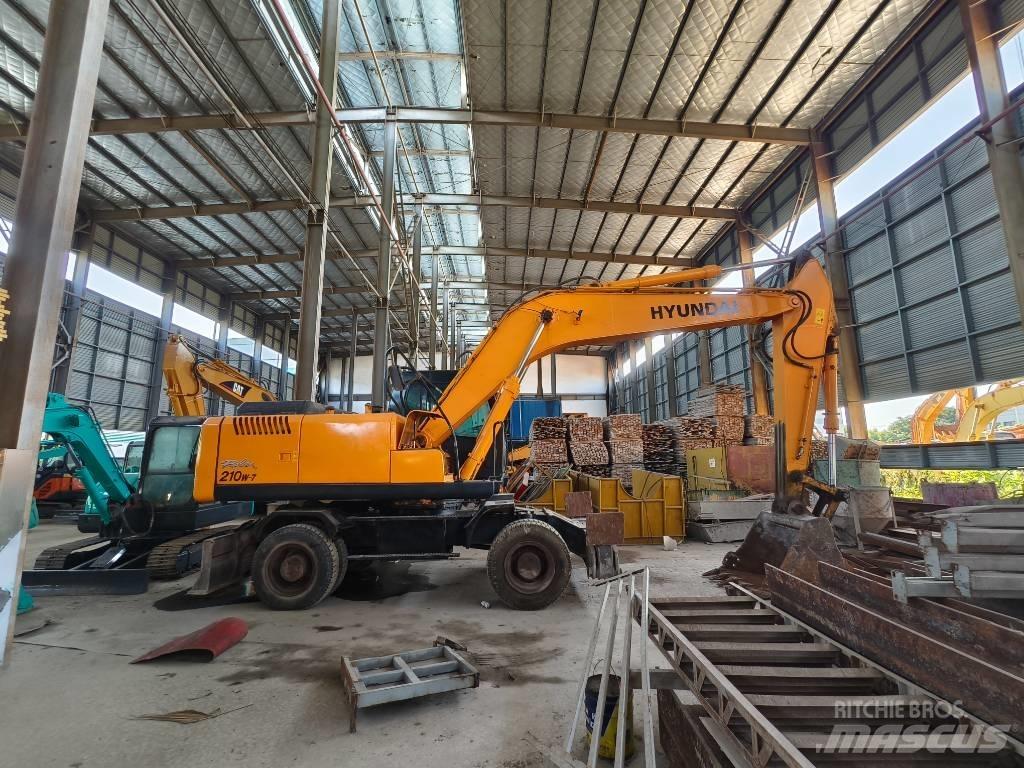 Hyundai R210w-7 حفارات بعجل