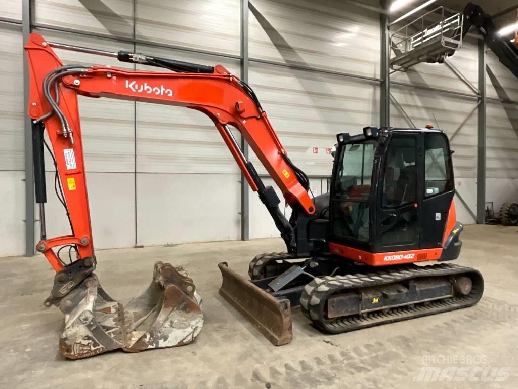 Kubota KX 080-4 A 2 حفارات وسط 7 طن - 12 طن