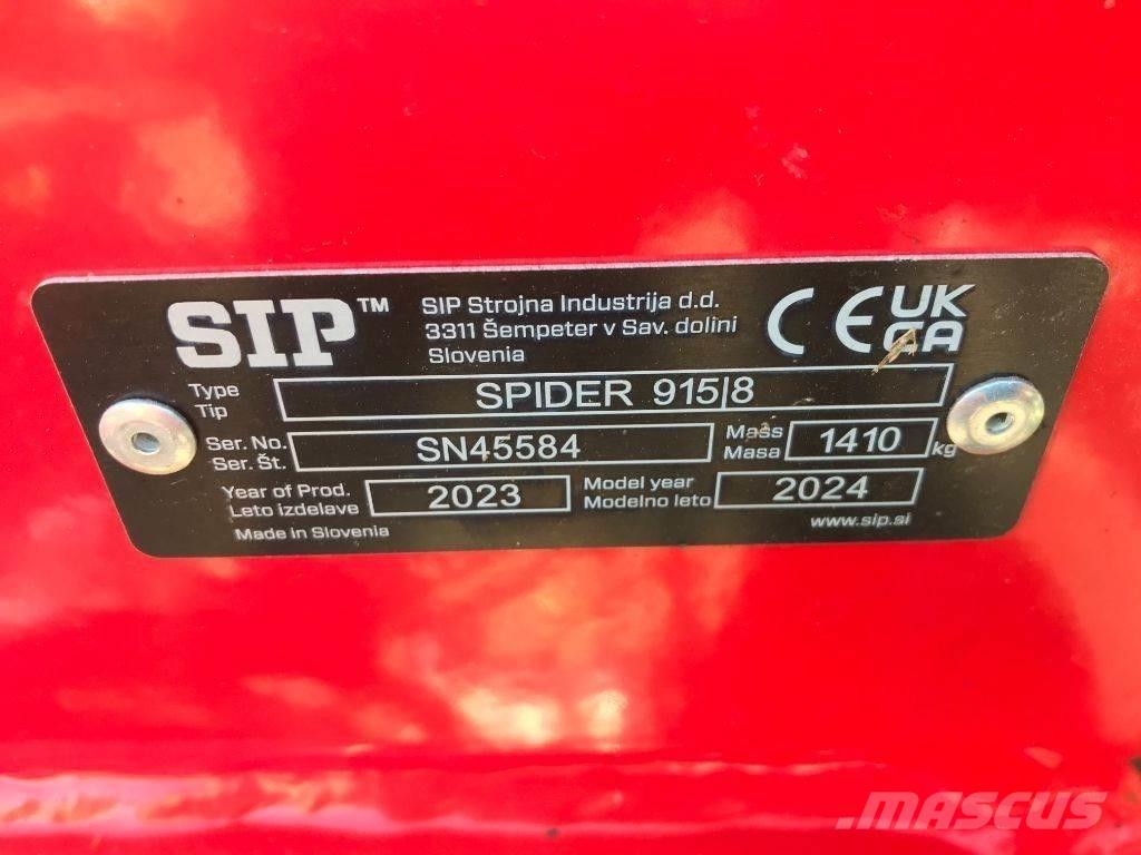 SIP SPIDER 915 / 8 مكابس وميبسات التبن