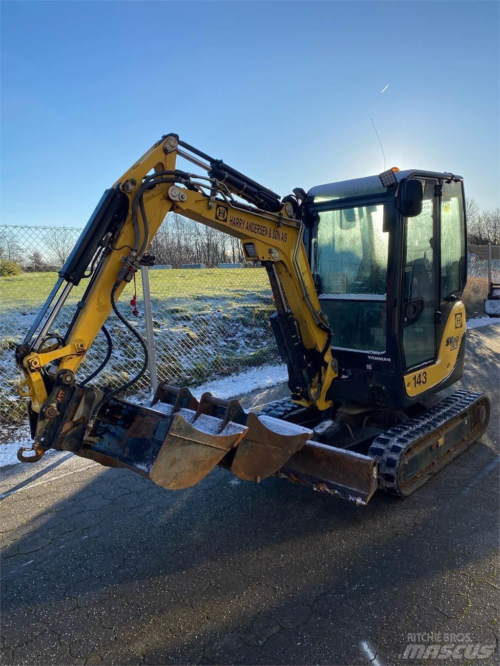 Yanmar SV22 حفارات صغيرة أقل من 7 طن (حفارات صغيرة)