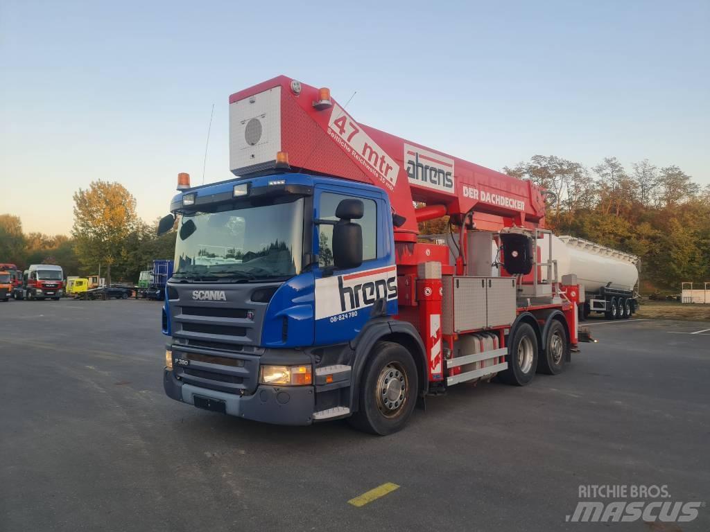 Scania P 380 المنصات الهوائية المثبتة على شاحنة