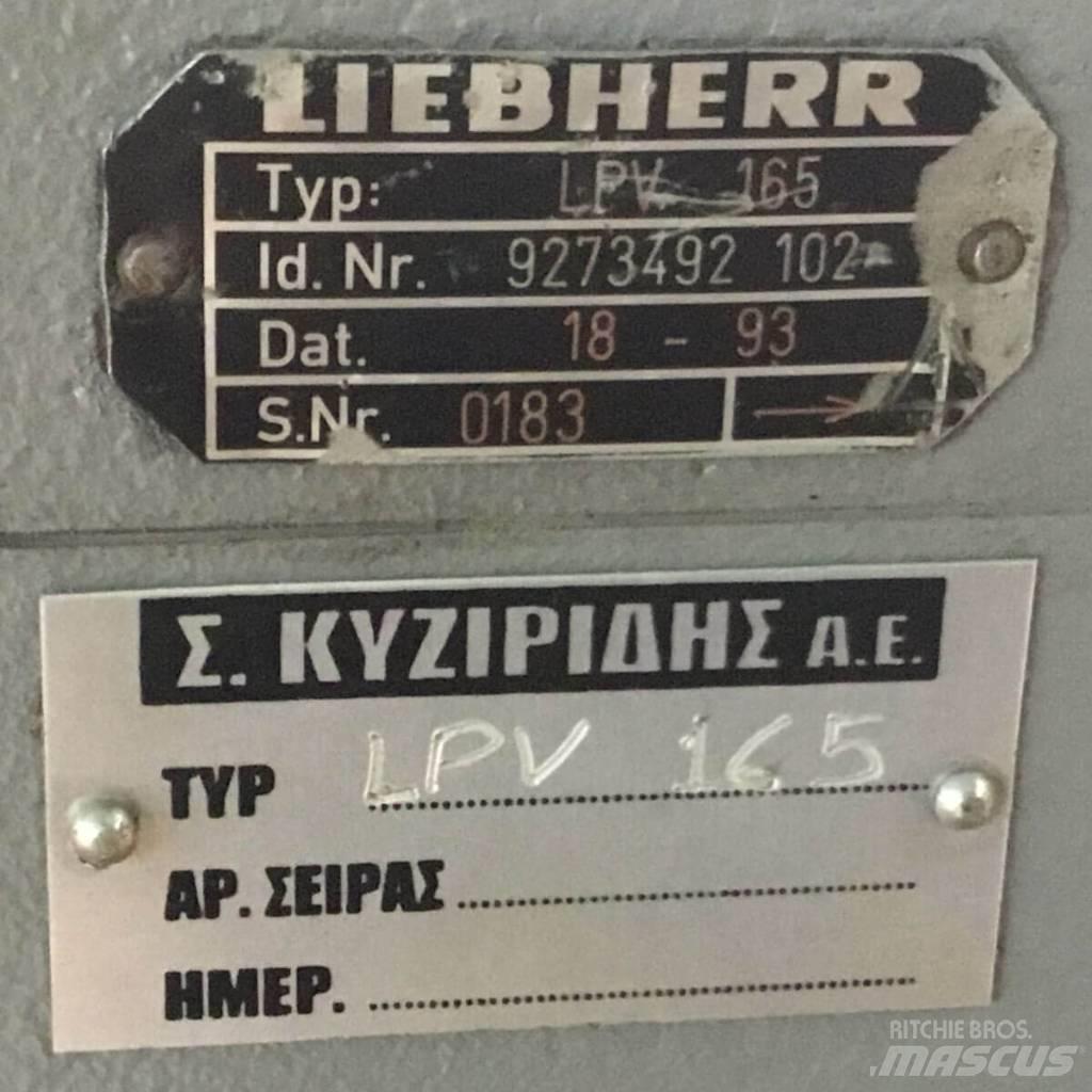 Liebherr LPV 165 هيدروليات