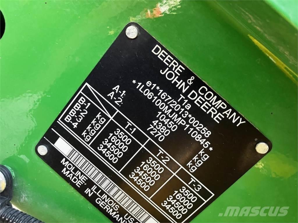John Deere 6100M الجرارات