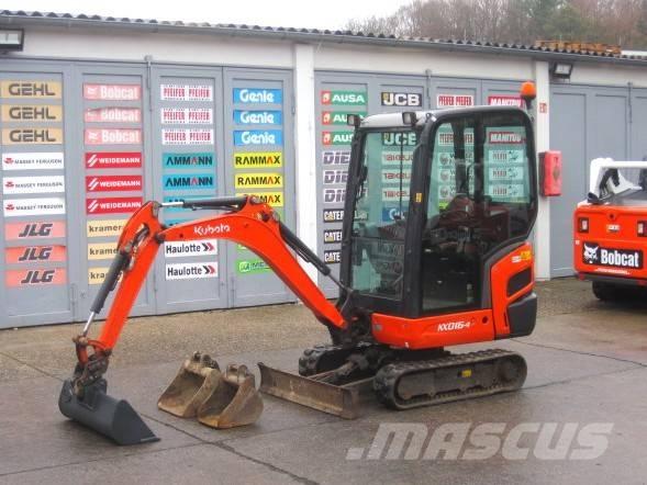 Kubota KX016-4 حفارات صغيرة أقل من 7 طن (حفارات صغيرة)