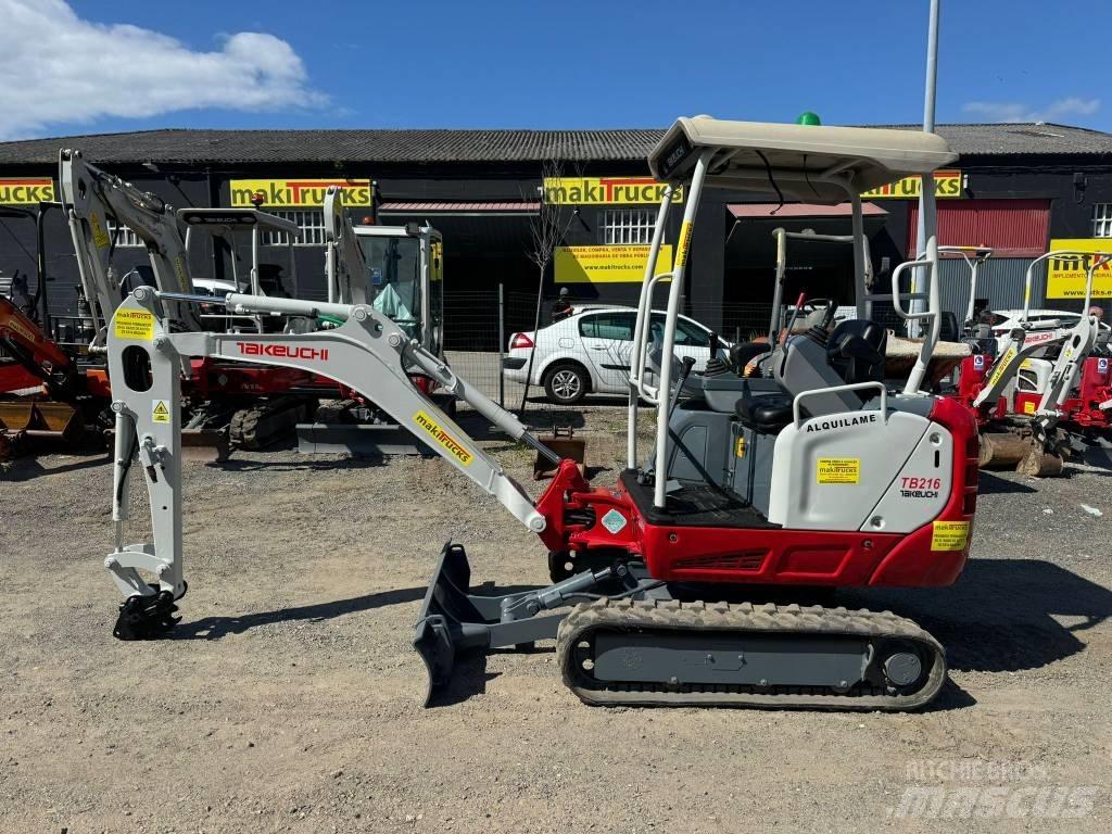 Takeuchi TB 216 حفارات صغيرة أقل من 7 طن (حفارات صغيرة)