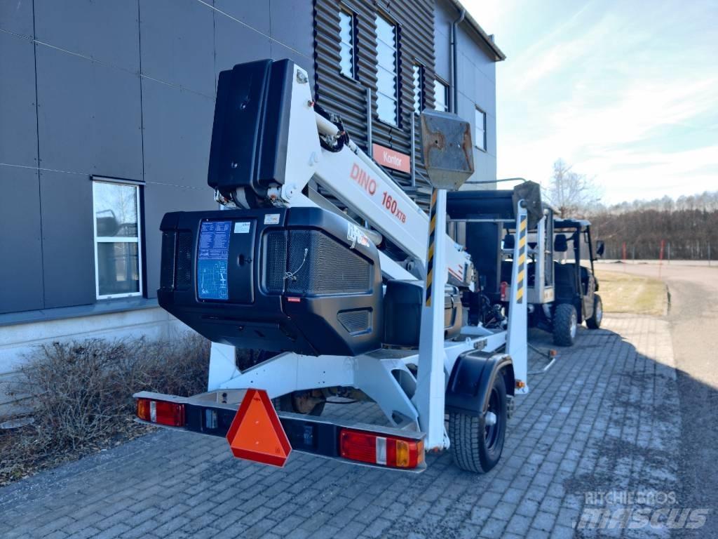 Dino 160 XTB Skylift المنصات الهوائية المثبتة على مقطورة