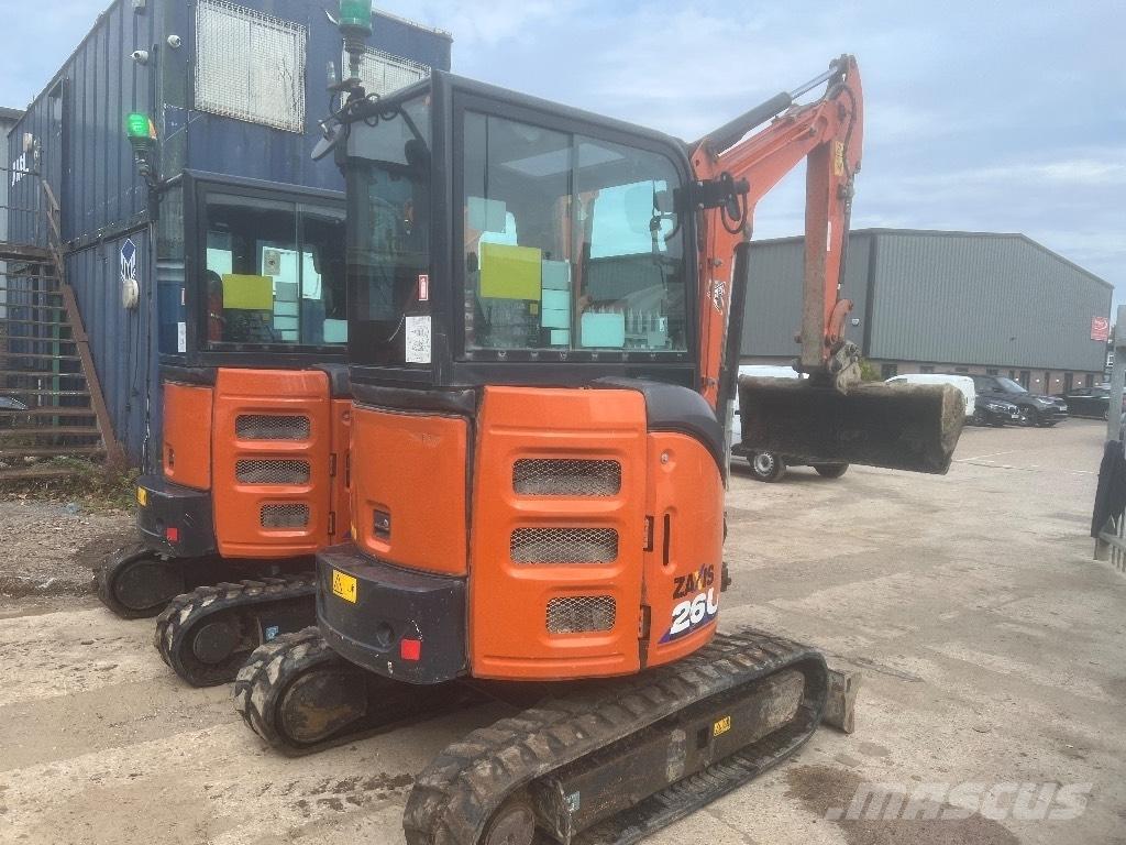 Hitachi Zx26-6 CLR حفارات صغيرة أقل من 7 طن (حفارات صغيرة)