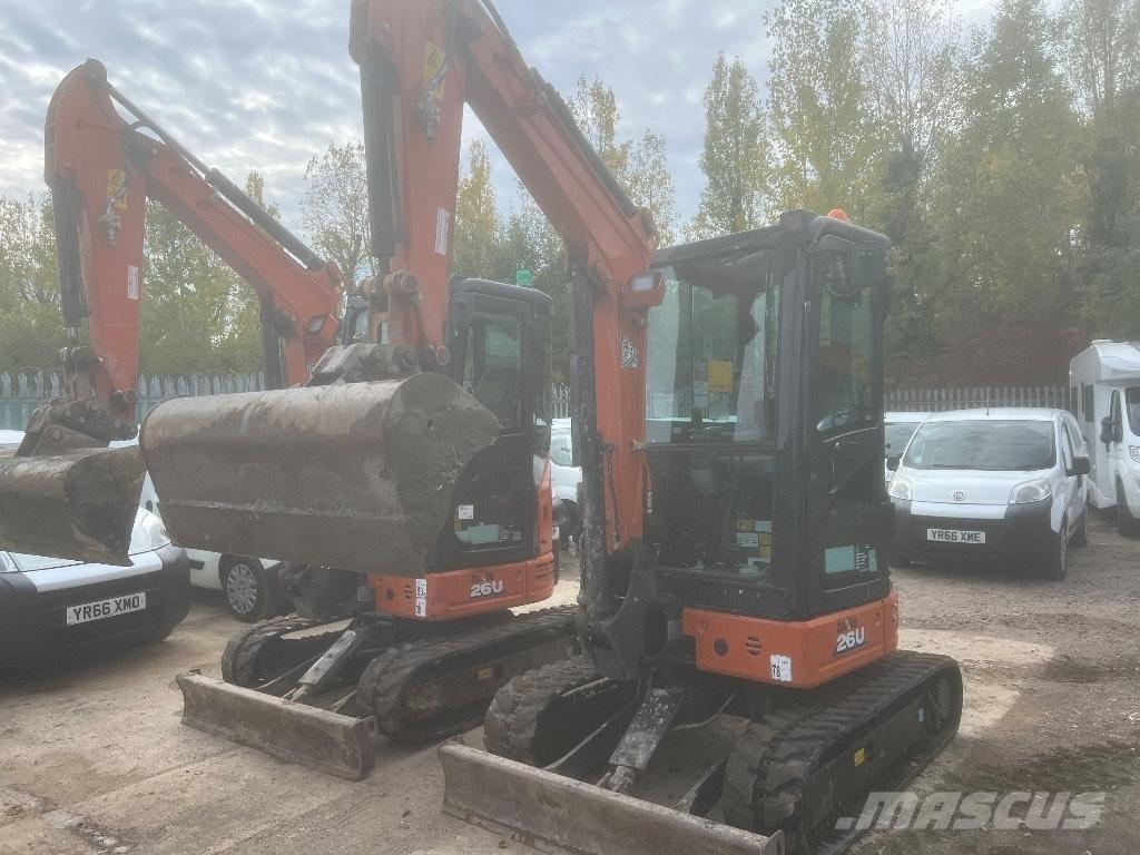 Hitachi Zx26-6 CLR حفارات صغيرة أقل من 7 طن (حفارات صغيرة)