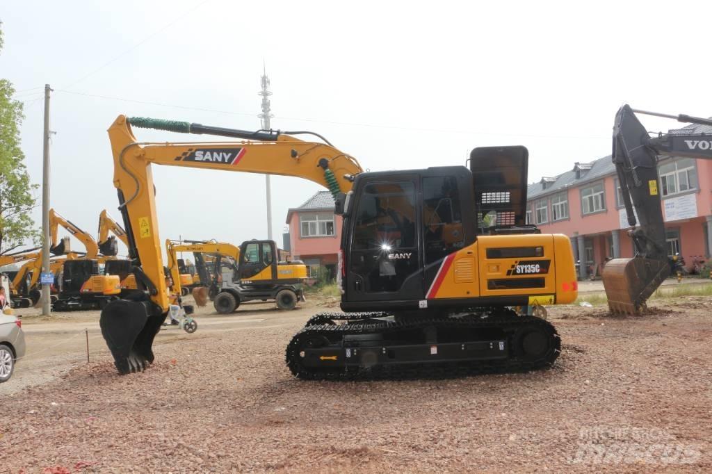 Sany 135c حفارات زحافة