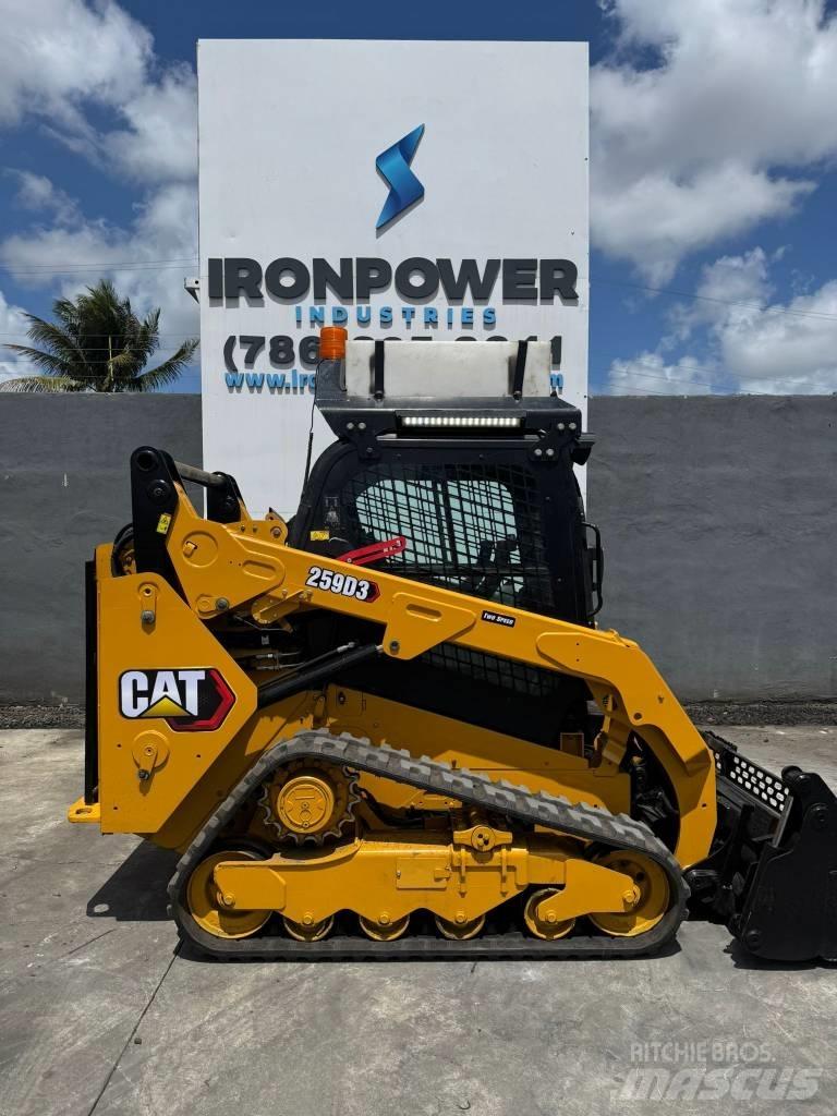 CAT 259D3 لوادر انزلاقية التوجيه