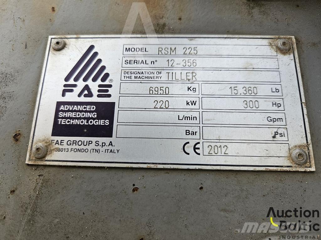 FAE RSM 225 معدات أخرى لحصاد العلف