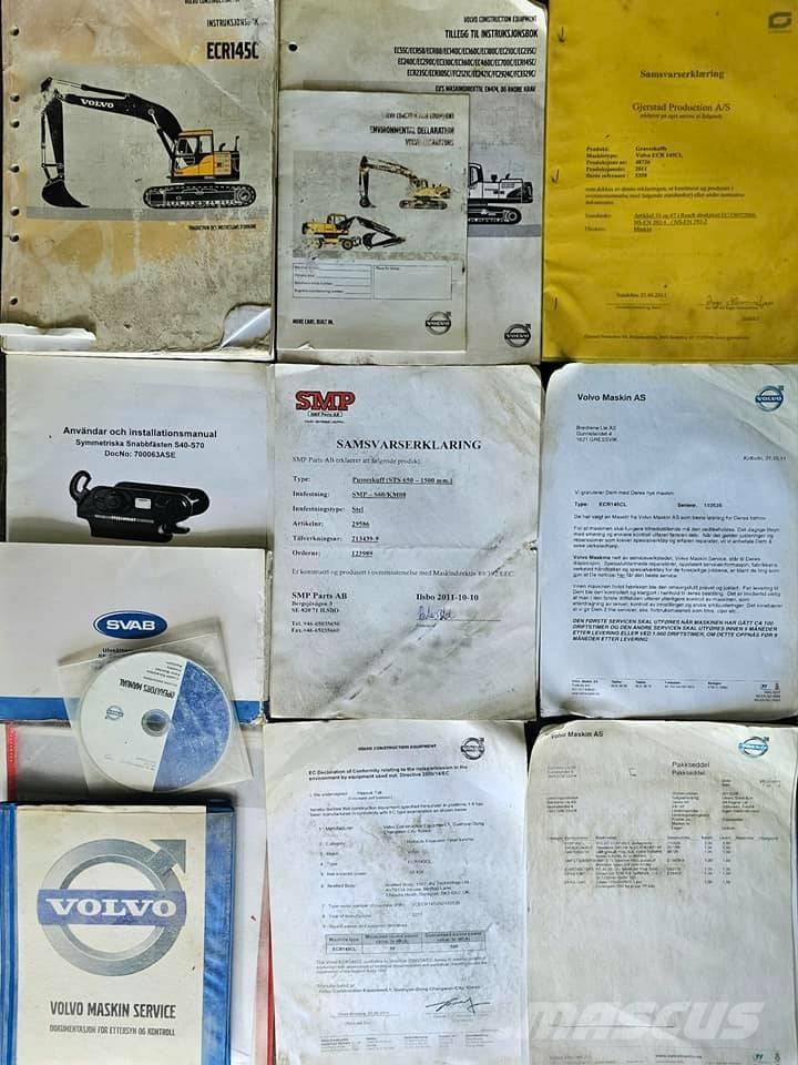 Volvo ECR 145 C L حفارات زحافة