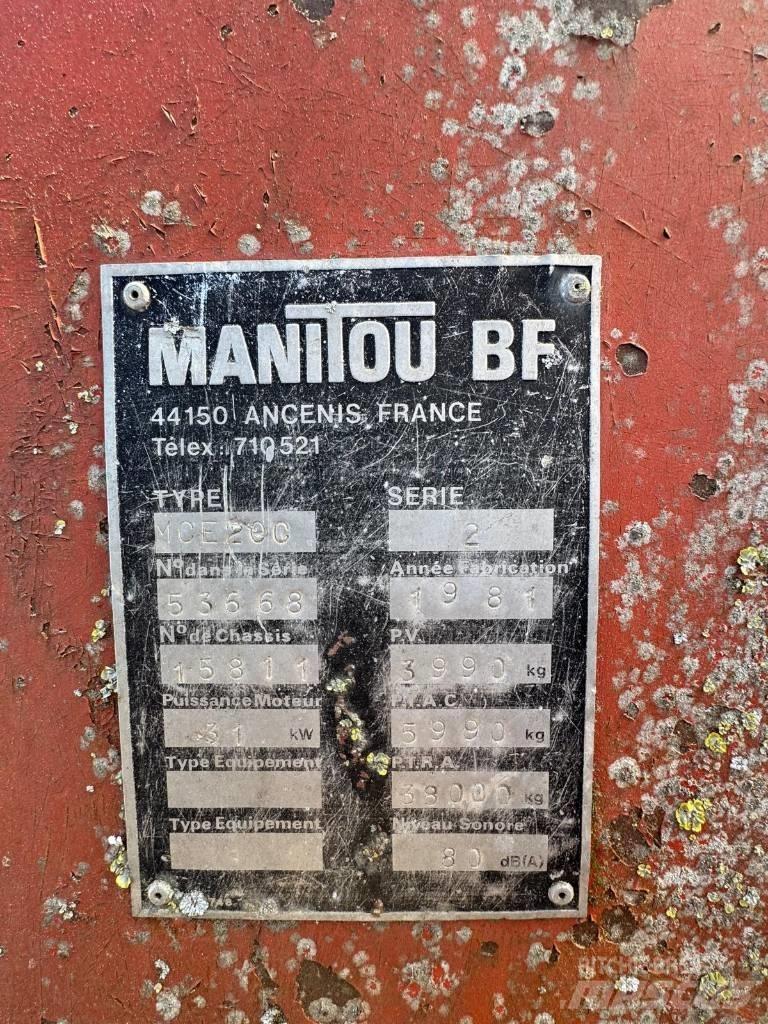 Manitou MCE 20 C شاحنات الديزل