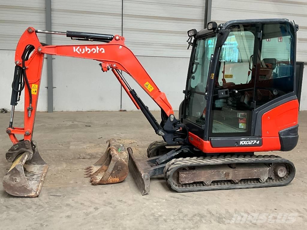 Kubota KX 027-4 حفارات صغيرة أقل من 7 طن (حفارات صغيرة)
