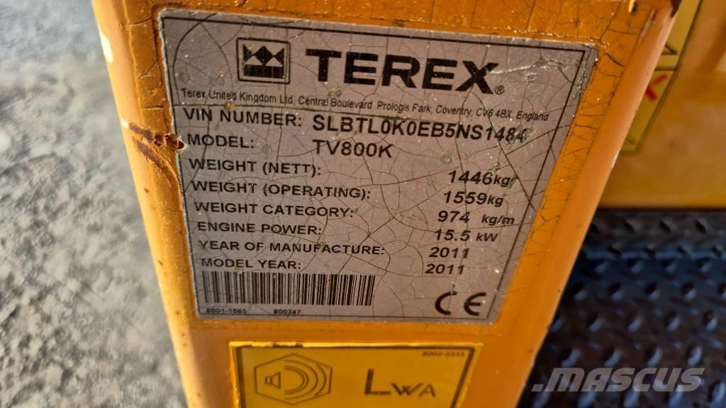 Terex TV 800 مداحل ثنائية الاسطوانة