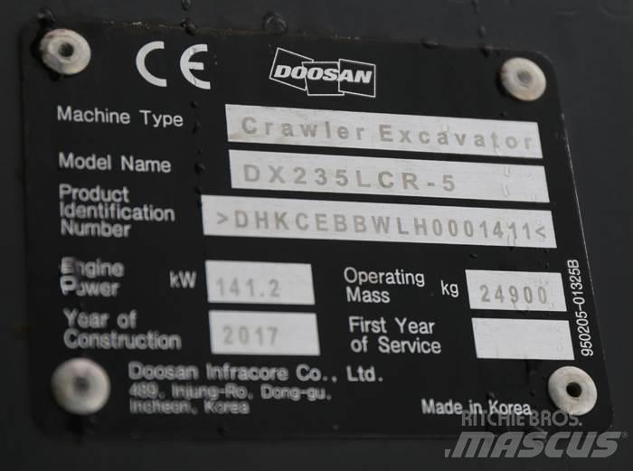 Doosan DX235LCR-5 حفارات زحافة