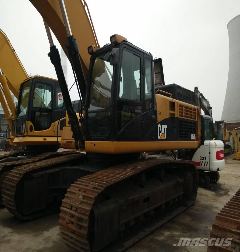 CAT 345 D L حفارات زحافة
