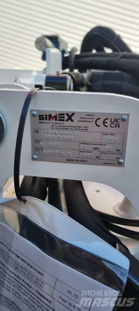 Simex PL1000 ملحقات ماكينات الأسفلت