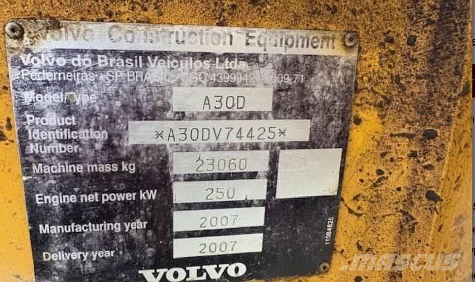 Volvo A 30 D ساحبات مفصلية