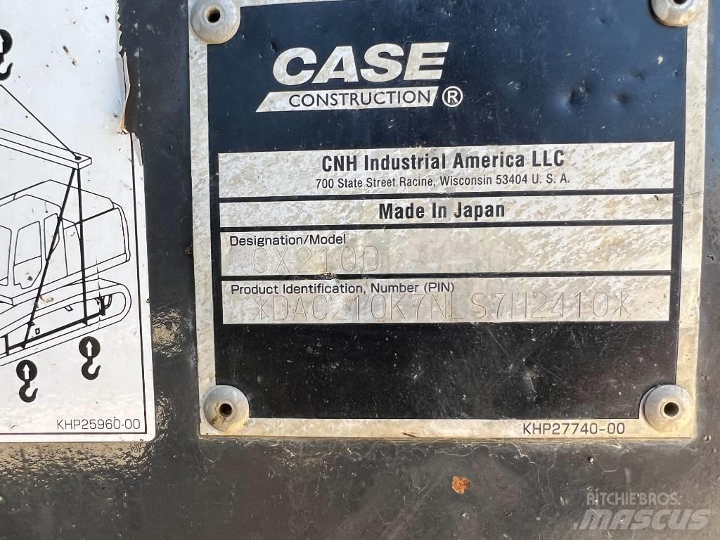 CASE CX 210 D حفارات زحافة
