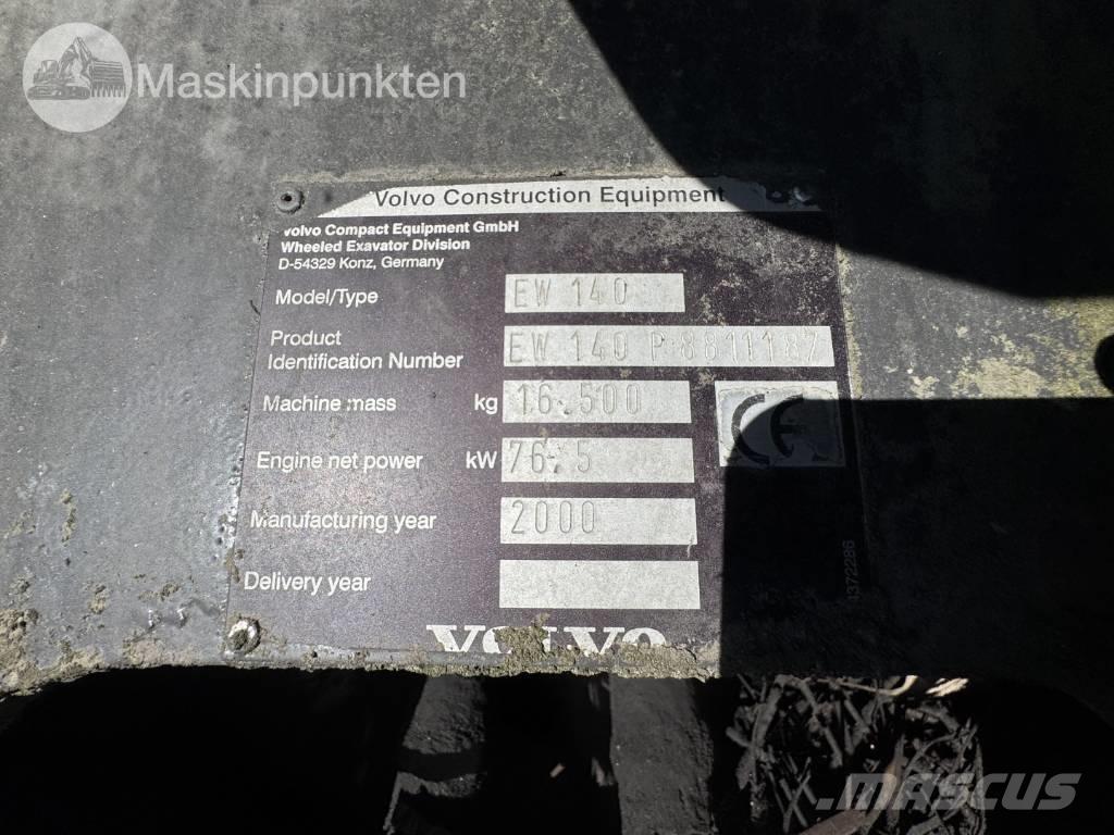 Volvo EW 140 B حفارات بعجل