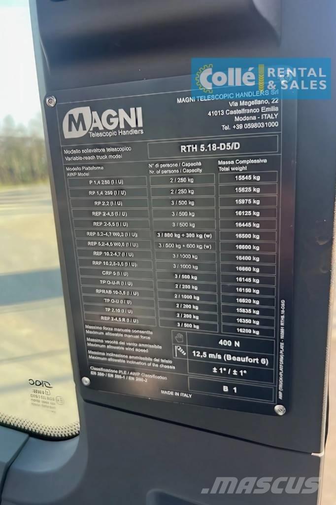 Magni RTH 5.18 | 2024 مناولات متداخلة