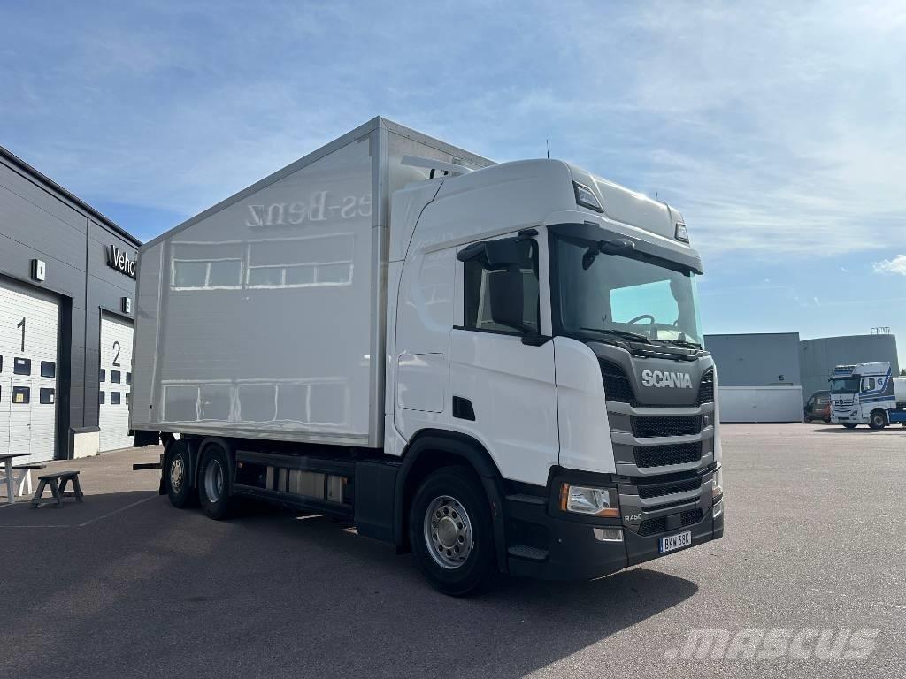 Scania R 450 6x2 شاحنات ذات هيكل صندوقي