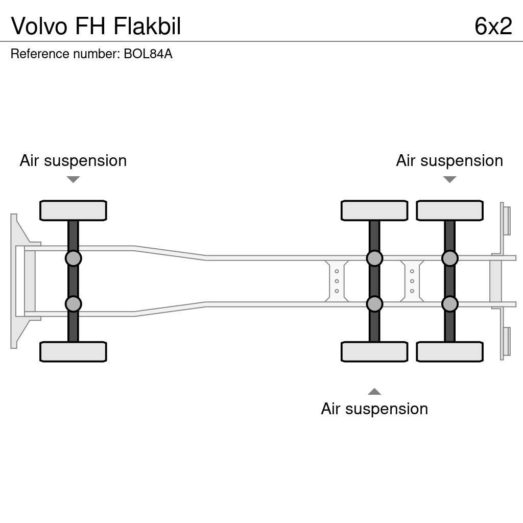 Volvo FH Flakbil شاحنات مسطحة/مفصلية الجوانب