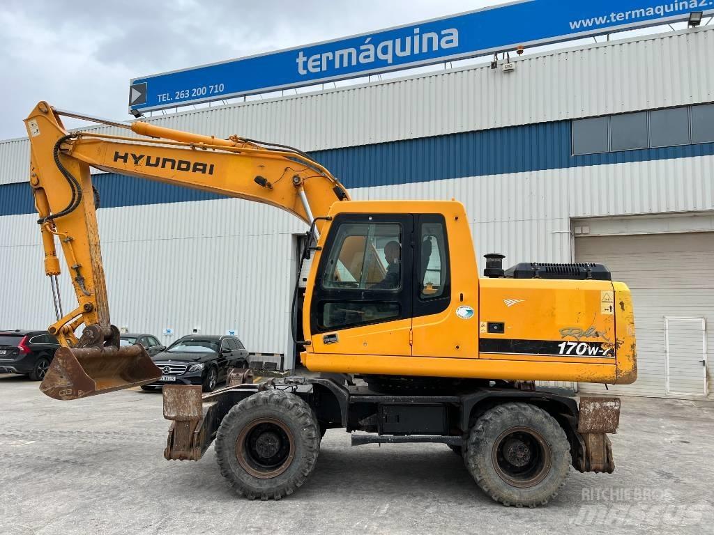 Hyundai R 170W-7 حفارات بعجل