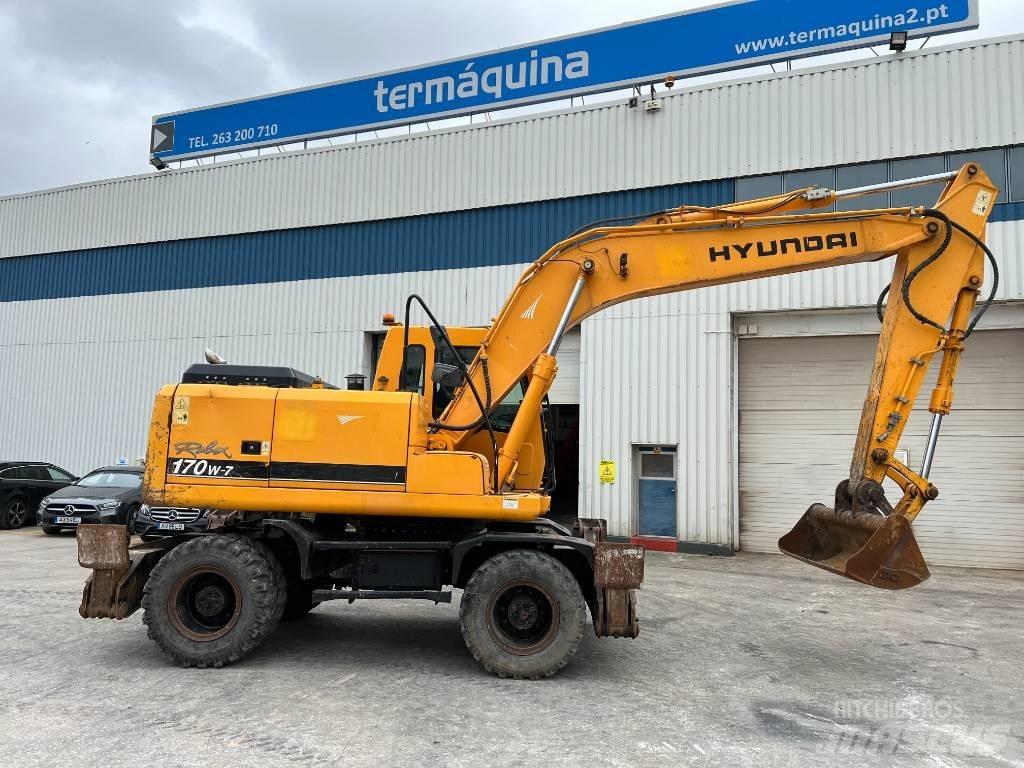 Hyundai R 170W-7 حفارات بعجل