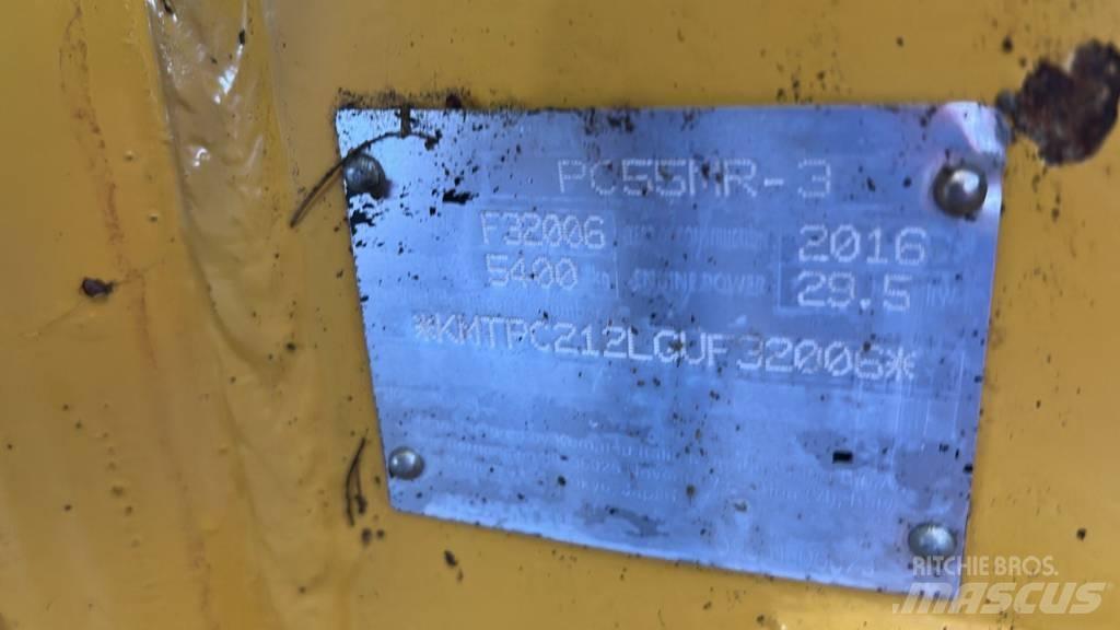 Komatsu PC 55 MR-3 حفارات صغيرة أقل من 7 طن (حفارات صغيرة)