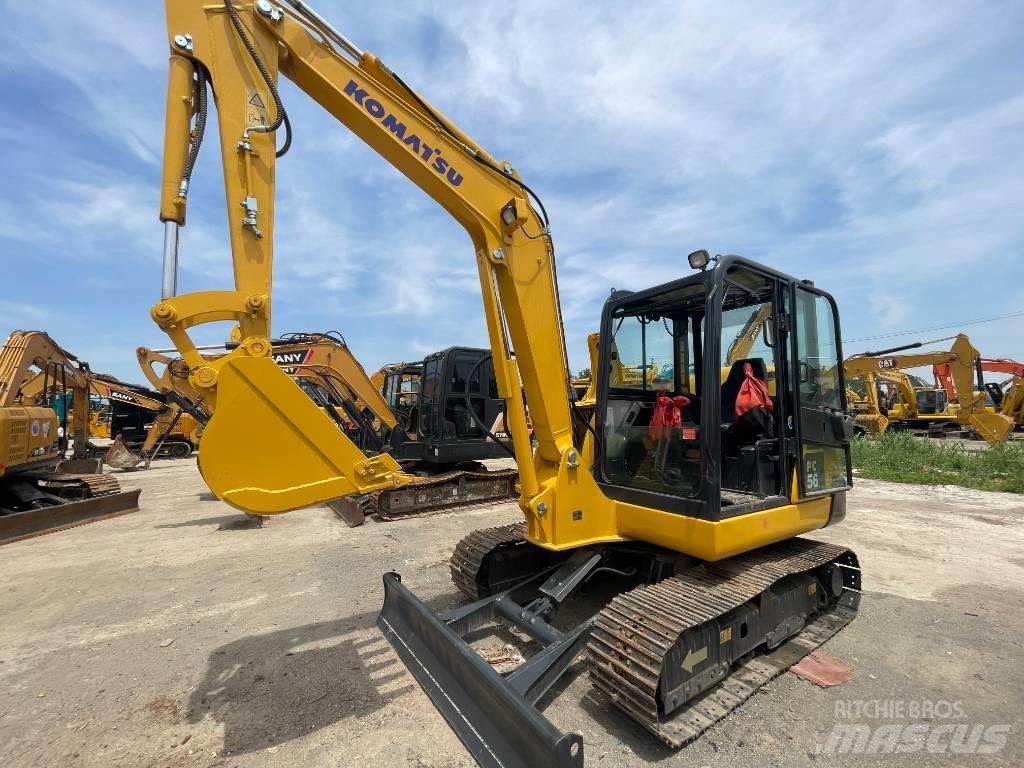 Komatsu PC 56 حفارات صغيرة أقل من 7 طن (حفارات صغيرة)